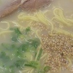 山岡家 - 朝ラーメン（脂なし・味普通・アップ）