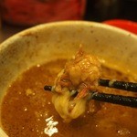 まんねんカレー - 全部のせカレーつけ麺（とろ肉）