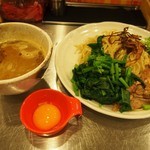 まんねんカレー - 全部のせカレーつけ麺