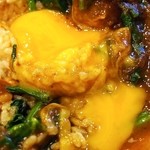 まんねんカレー - 全部のせ まんねんとんこつカレー（玉子）