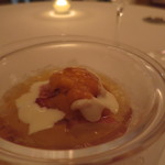 北海道産うにとオマール海老のジュレ