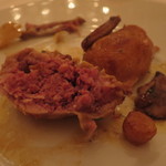 フランス料理 壺中天 - 鶉の中身