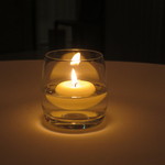 フランス料理 壺中天 - ろうそく