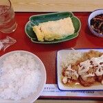 堺浜寺食堂 - 料理写真:卵焼き+チキン南蛮+ひじき+ご飯大で1000円（2026年9月）
