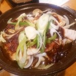 茶処 あ・そこ - 豚肉焼ステーキ(201505)