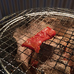 炭火焼肉ホルモン 徳臓 - 2015.5. ネクタイ焼いて