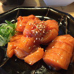 炭火焼肉ホルモン 徳臓 - 2015.5. 上ミノハーフ（\290+外税）