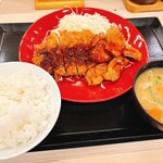 かつや - 料理写真:豚焼肉とロースカツの合い盛り定食 1,199円