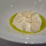 カンテサンス - オリーブオイルと塩　山羊乳のババロア