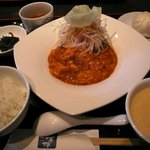 優香樓 - 優香樓セット950円（芝エビのチリソース）