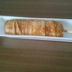 宇奈月駅喫茶 - 肉巻きドック(税込300円)