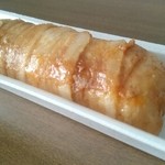 宇奈月駅喫茶 - 肉巻きドック(税込300円)