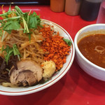 用心棒2階 - 濃厚辛つけ麺 並 780円全マシ辛あげ