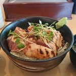 海鮮処 海門 - まぐろステーキ丼￥1680税抜き