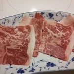 札幌かに家 - 牛しゃぶ御膳の牛肉
