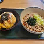 名代 箱根そば - 料理写真:ミニかつ丼セット