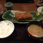 山かつ - ヒレカツ定食（中：140g：1,580円）_2015年5月