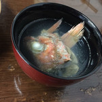 海の宝箱 - サービスのあら汁