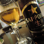 炭火焼酒亭ローリンストーン - 国産ビール