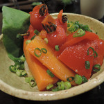 炭火焼酒亭ローリンストーン - 春野菜の自家製ピクルス