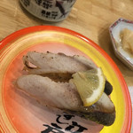 すし江戸 - 炙りトロしめさば塩