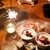 炙焼 楽群 - 料理写真:メッセージ付のデザートです。花火もキレイで記念写真も撮ってもらいました。