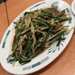 日高屋 - 料理写真:ニラレバ炒め ¥560内