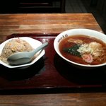 天好 - 半チャーハンとラーメンセット