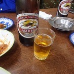 喜久屋 - 瓶ビールはセルフで！