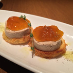サロン・ド・シャンパーニュ ヴィオニス - フォアグラのパテ　ジャム添え