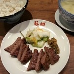 Fukusuke - 塩・牛たん焼き定食（8切） 1,580円