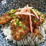 かくれみの本やしき - 【H27.5.21】とんとろ丼定食１０００円（税込）。