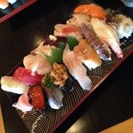 かねとも寿し - 最特上寿司(2200円・込)