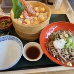 おひつごはん四六時中 - 料理写真:極み！四六彩りおひつミニ麺セット 2,013円