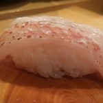 鮨処 竜敏 - キンキの炙り塩