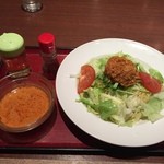 れすとらん四六時中 イオン仙台中山店 - 冷やしサラダ担々麺