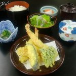 washokuresutorammiyoshi - 天ぷら定食（並）1,320円（税込）