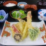 washokuresutorammiyoshi - 天ぷら定食（上）1,760円（税込）