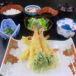 washokuresutorammiyoshi - えび天ぷら定食1,760円（税込）