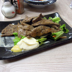 弁慶 - 豚レバ焼き350円