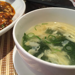 上海四川料理 廣安 - たまごスープ