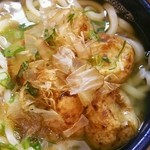 まさむね - 明石焼き風、たこ焼きうどんのたこ焼き