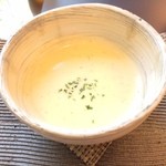湊町倶楽部 - 有機野菜・ジャガイモのスープ☆
