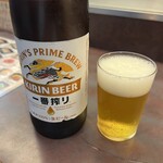 秋吉 - ドリンク写真:瓶ビール 大（キリン一番搾り）