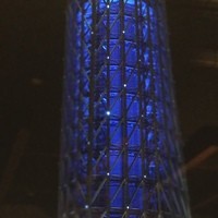 ブラッスリーオザミ 東京スカイツリータウン･ソラマチ店 - 特別青色なスカイツリー。今日は3周年！