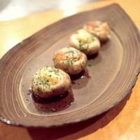 グリル プランチャ - マッシュルームの鉄板焼き (650円) '15 4月上旬