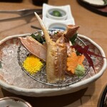 一宮 甲羅本店 - 料理写真:かに刺身