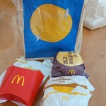 マクドナルド - 料理写真:炙りすき焼き風月見のセット(870円)とエグチ