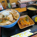 銀の舞 - Ｂﾗﾝﾁ（葱塩ｾｯﾄ）980円（2015年5月）