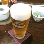 Gyo san tei - キリン 生ビール（700円）